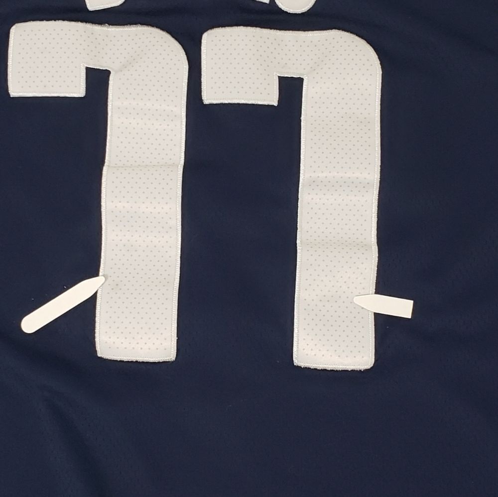 NBA Team Nike Mavericks Luka Doncic Navy Blue Basketball Jersey 77 Men's Large - Picture 6 of 7